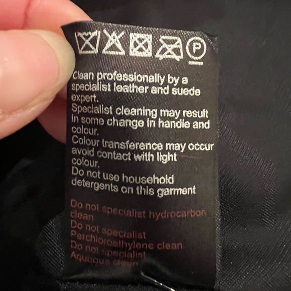 Jigsaw 100% Napa leather black biker jacket. Women’s size 4. Pristine! - Picture 12 of 13